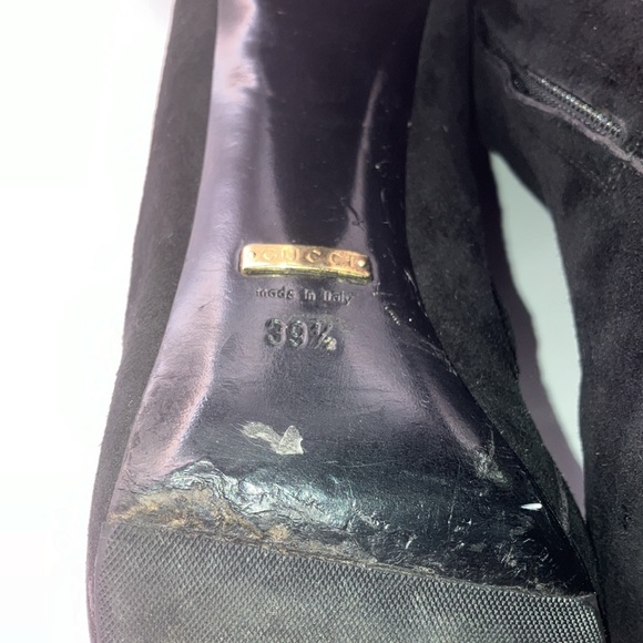 Gucci boots 323566 KID SCAMOSCIATO
NERO 39.5 - Picture 8 of 11